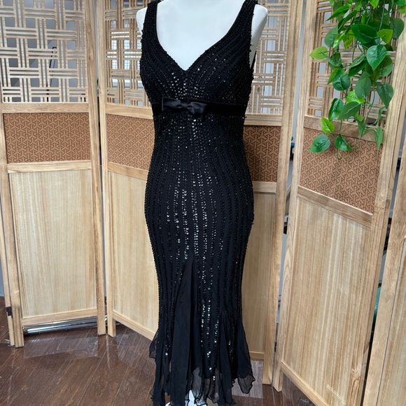 Vintage Pronovias Beaded Evening Gown - Picture 9 of 11